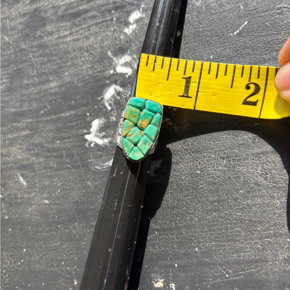 desert rose trading sterling silver and turquoise ring - Picture 8 of 8
